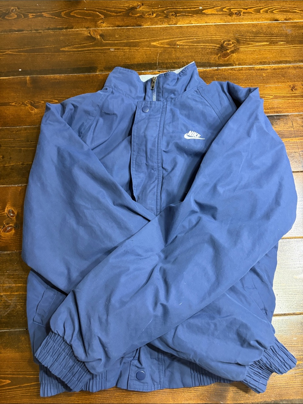 Small Nike Men's Blue Pullover Windbreaker Jacket